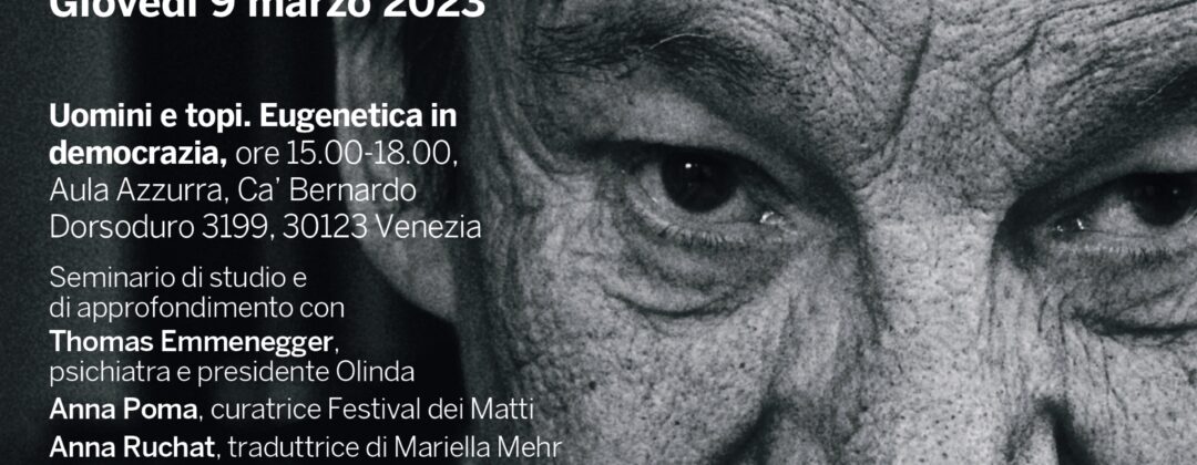 Omaggio a Mariella Mehr – Università di Ca’ Foscari Venezia, 9 marzo 2023