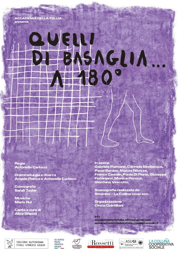  “Quelli di Basaglia, a 180 gradi…” – Teatrino di Palazzo Grassi, sabato 1 giugno, ore 21,30